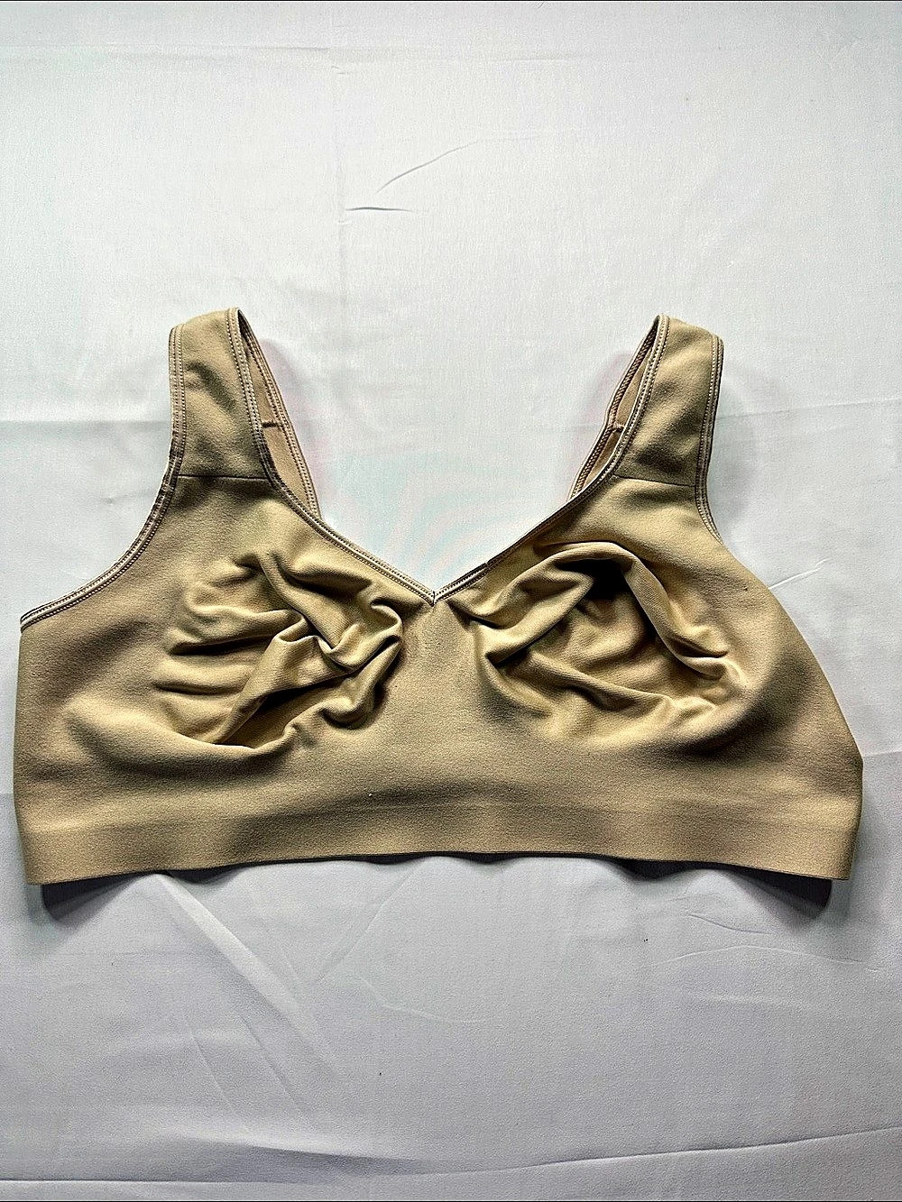 Hanes Bra Ruched Front in Green Like New